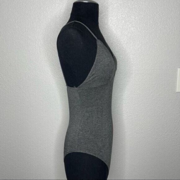 Urban Look Charcoal Gray Bodysuit Size M - Picture 2 of 10